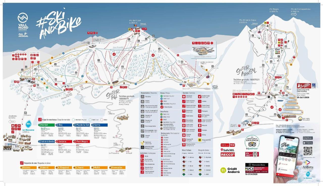 Ribasol Ski Park 5 Pers, Max 4 Adultos Mas Ninos Arinsal Esterno foto